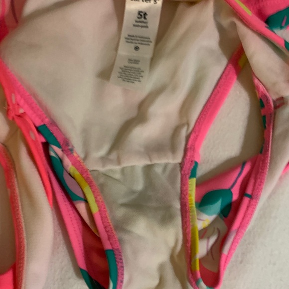 Carter's Pink Sea Life Rashguard Set - Picture 3 of 5